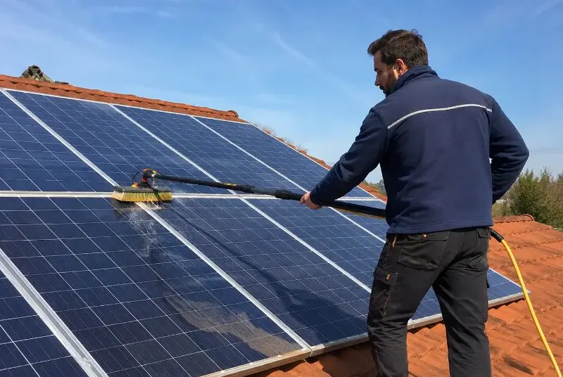 Nettoyage et entretien de panneaux solaires à Guénin