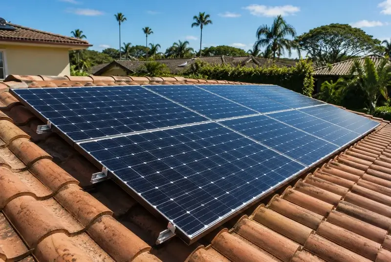 Installation de panneaux solaires à Guénin